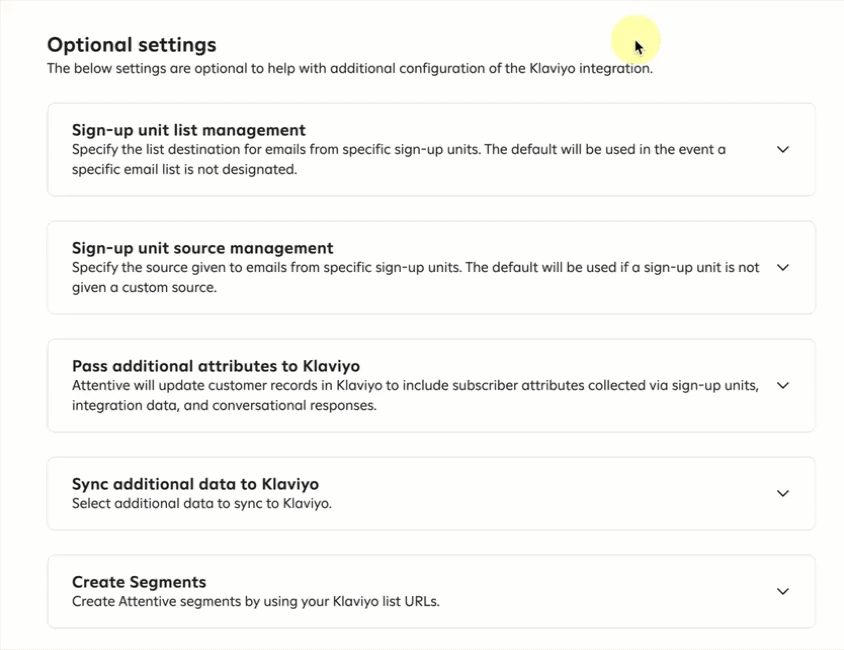 Animation showing a user changing the value of the source custom profile property sent to Klaviyo.