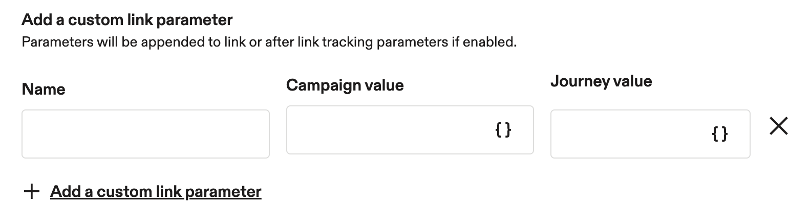 Image of adding custom parameters