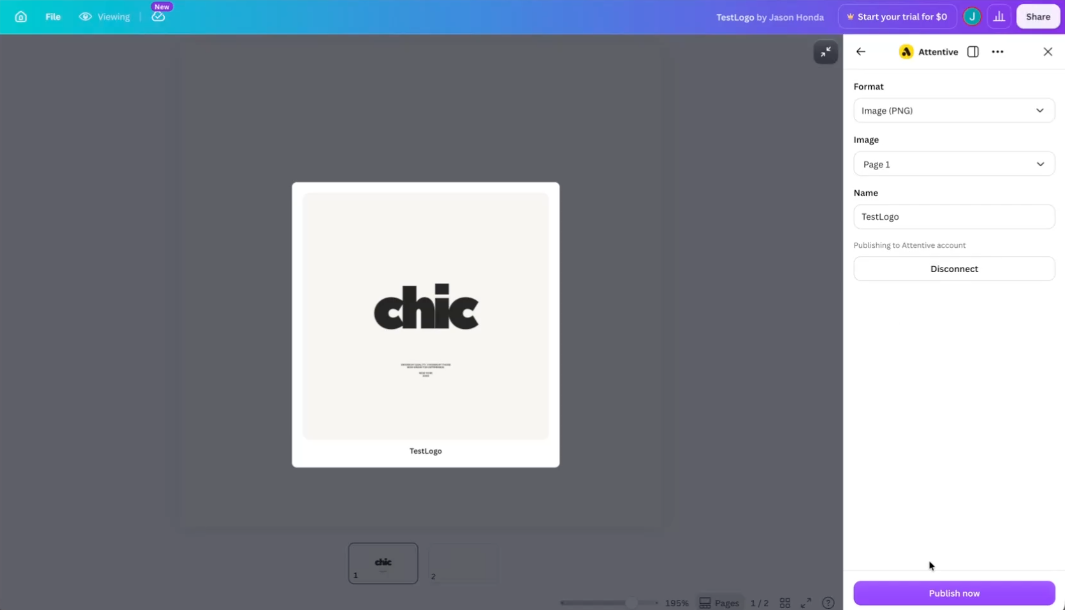 Image of naming asset in Canva