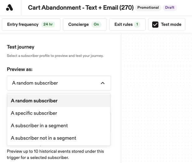 Image showing how to identify a subscriber