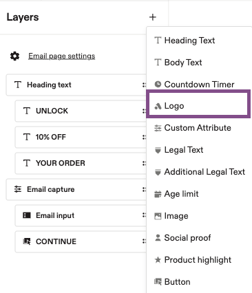 Image showing how to change logo