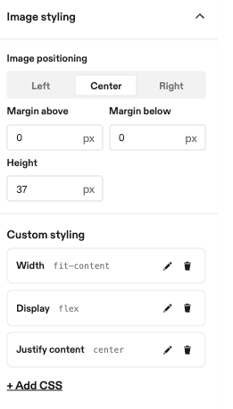Image showing how to adjust image positioning