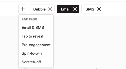 Image showing top menu navigation