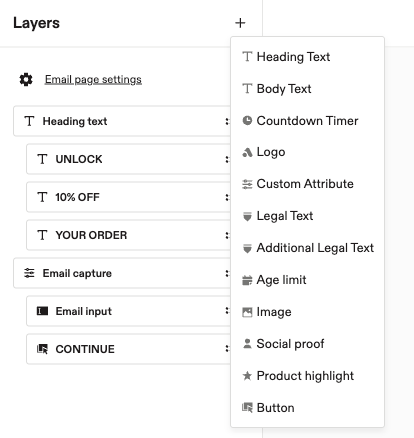 Image showing how to add layers