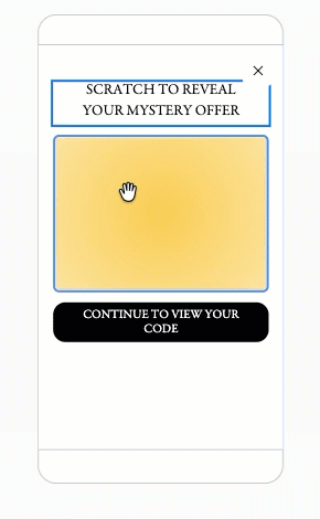GIF showing scratch-off