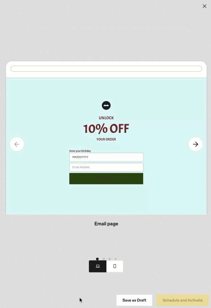 Image showing desktop landing page